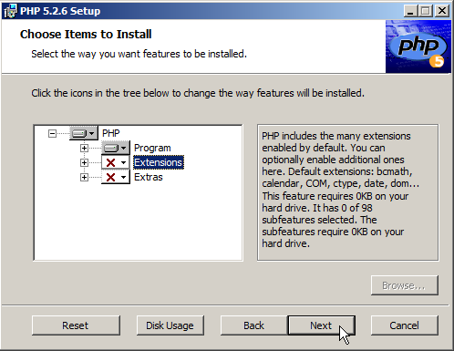 IIS 7: Install FastCGI & PHP on Server 2008 - 11