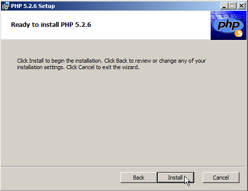 IIS 7: Install FastCGI & PHP on Server 2008 - 12