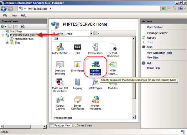 IIS 7: Install FastCGI & PHP on Server 2008 - 22