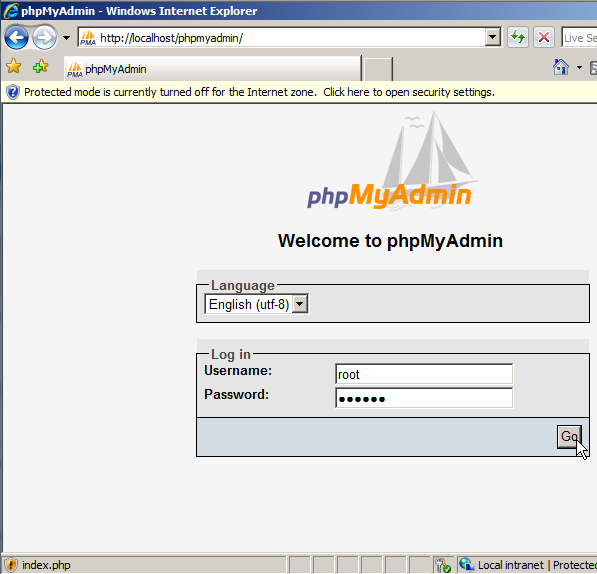 Install PHPMyAdmin on IIS7 - 12