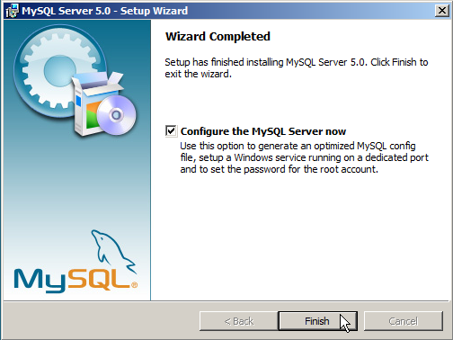 Install MySql on IIS7 Server 2008 - 7